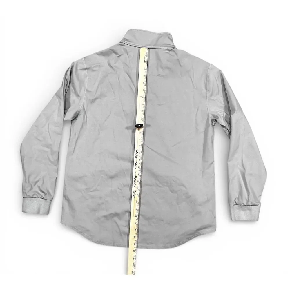 BYLT Elite Fairway Pullover Mens Large Gray Drop Cut Golf Premium Basic Jacket - Picture 8 of 9